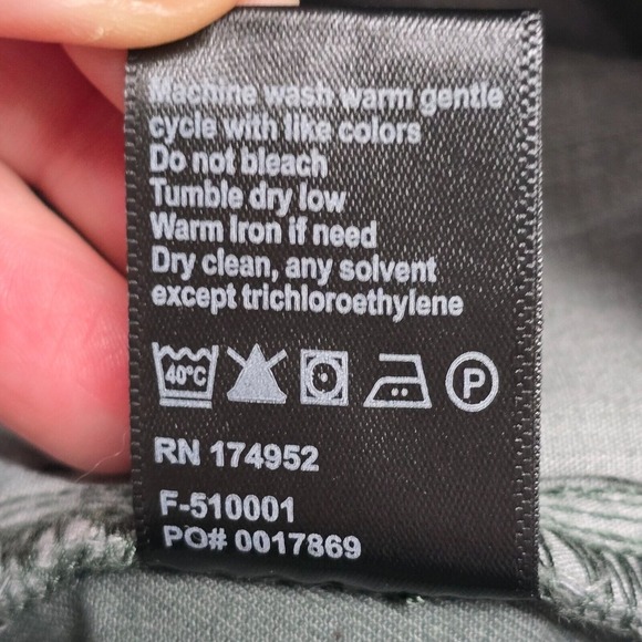 Flint and Tinder Pants Mens 31x30 (Fits 29x28.5) Green Slim Fit‎ Twill Casual - Picture 9 of 14